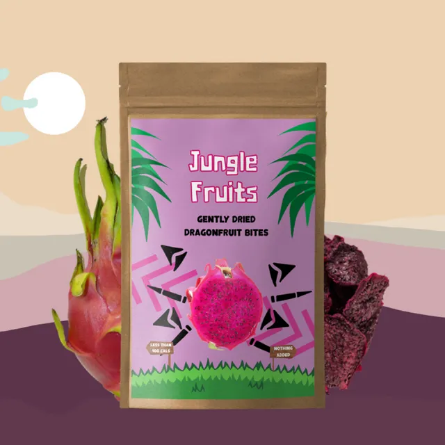 Gently Dried Dragon Fruit - Case of 7