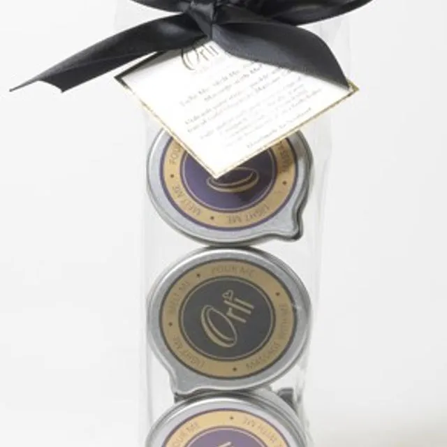 Gold Shimmer Trio Massage Candle Gift Pack