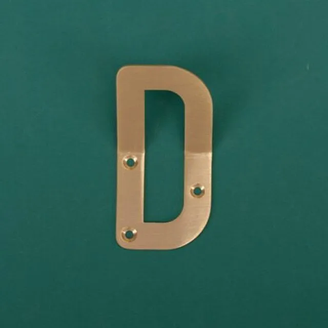 HIERO Solid Brass "D" Letter Hooks