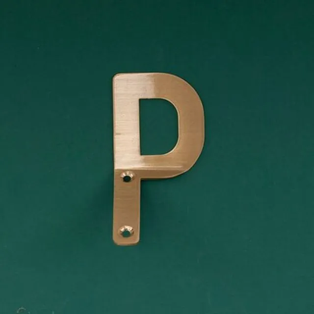 HIERO Solid Brass "P" Letter Hooks