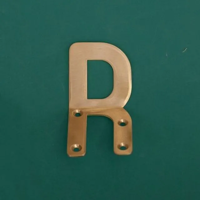 HIERO Solid Brass "R" Letter Hooks