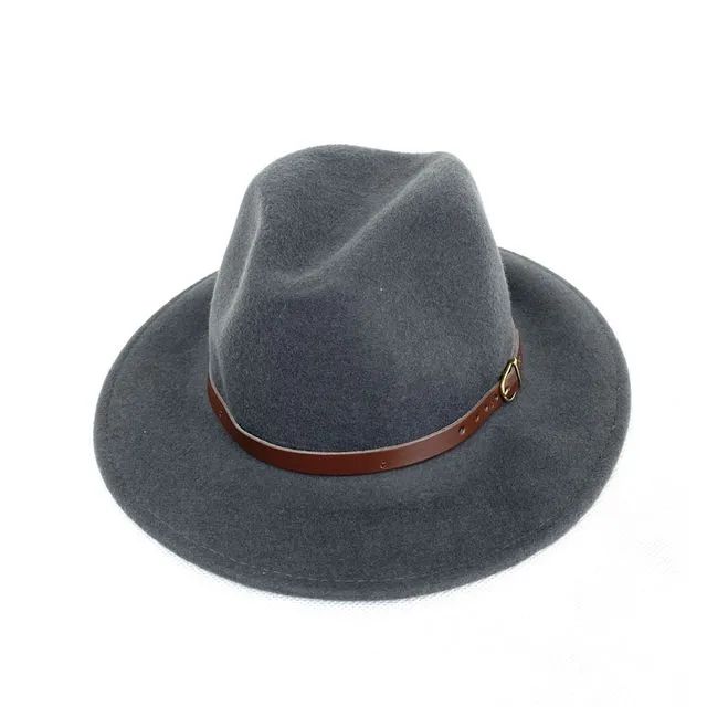 Hat Wool Dark Gray