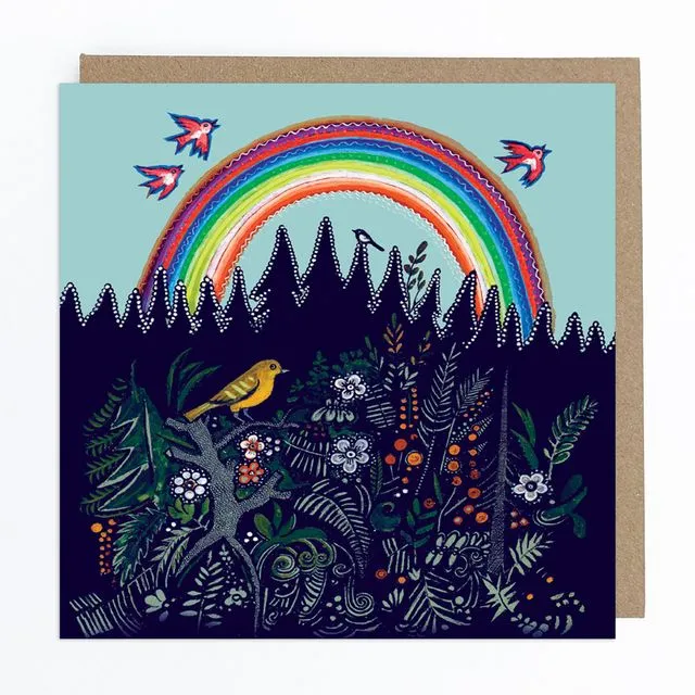 Forest Rainbow Greeting Card