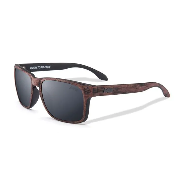 Freeride Wood / Black Sunglasses