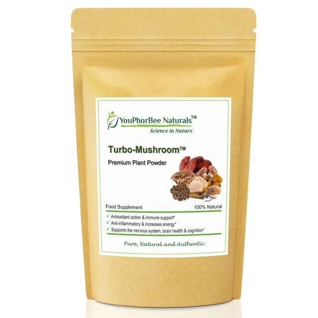 Turbo-Mushroom™ Premium Plant Powder - 100g (Packs of 6)