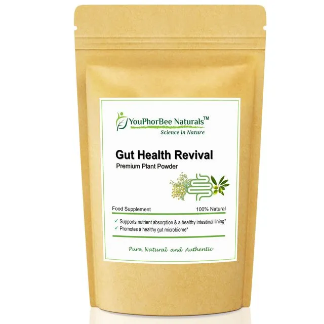 Gut Health Revival - Premium Plant Powder - 100g (Packs of 6)