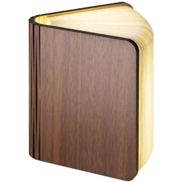 Plain Wooden Folding Magnetic LED Book Lamp Medium