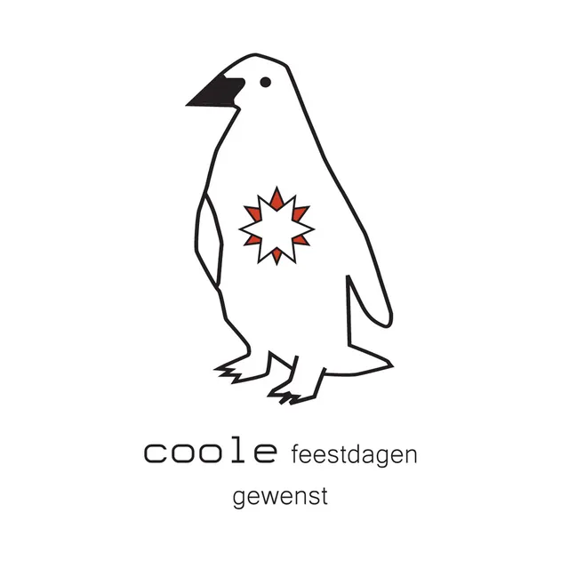 STERK card 'Coole feestdagen gewenst' (Pinguïn) - 10 cards