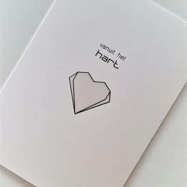 Sterk card 'Vanuit het hart' - 10 cards