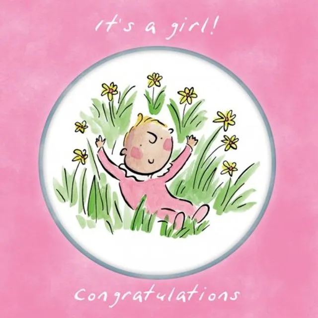 Congratulations it's a girl (Pack of 6)