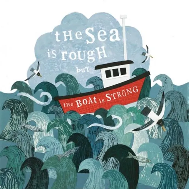 The boat is strong (Pack of 6)
