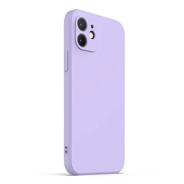 P V R E - Lavender Silicone iPhone 12 Case