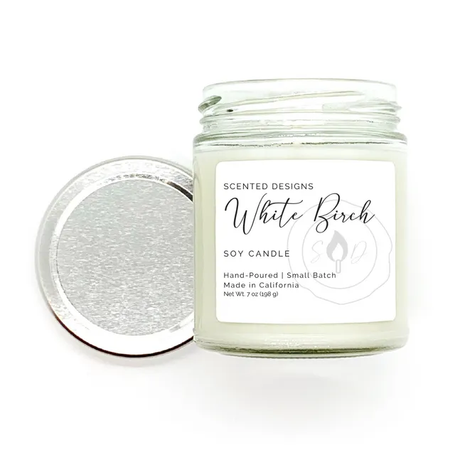 White Birch Soy Candle - 7oz Signature Jar