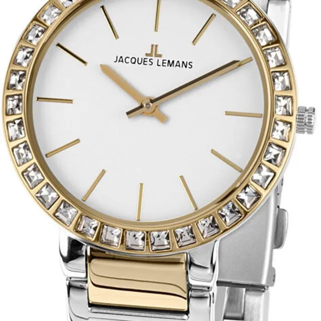 Jacques Lemans Milano Quartz Stainless Steel Two-Tone Women's Watch