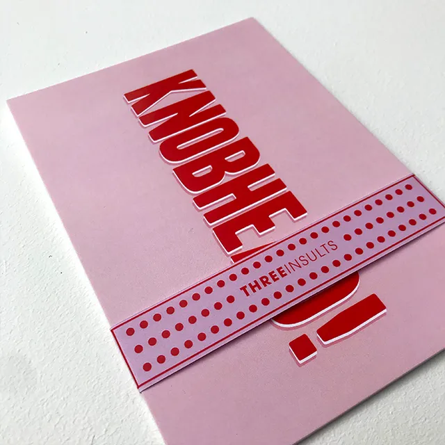 'Knobhead!' Postcard Set
