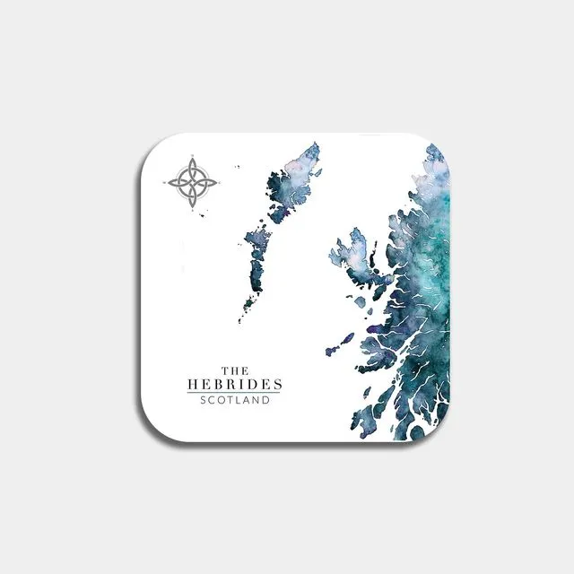 Hebrides Watercolour Coaster