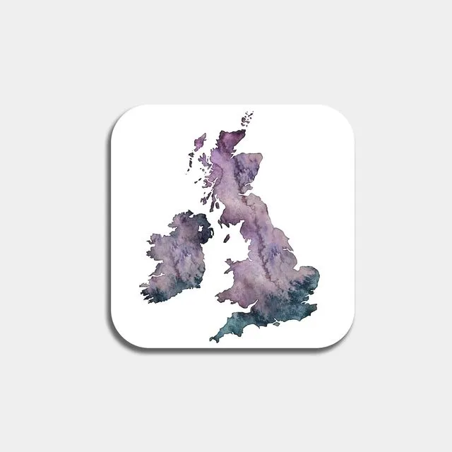 United Kingdom Watercolour Coaster