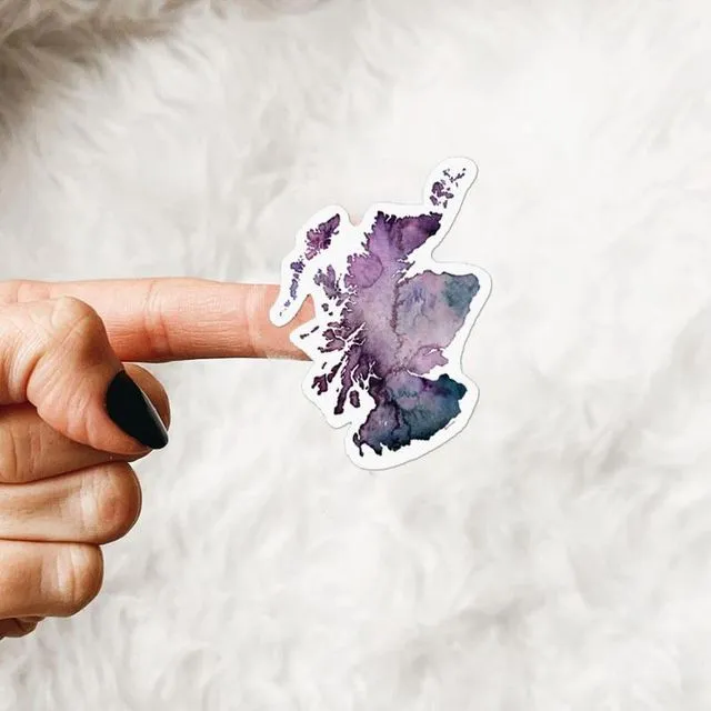 Scotland Sticker - Purple
