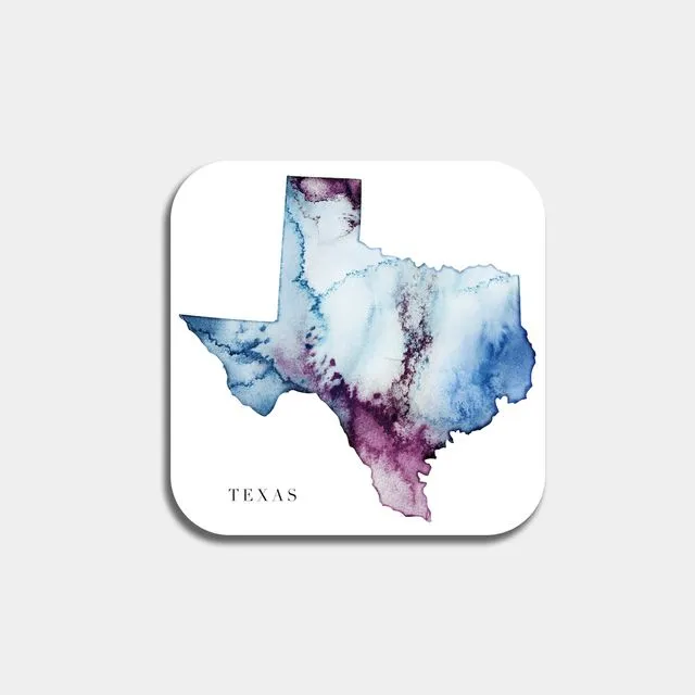 Texas Watercolour Coaster