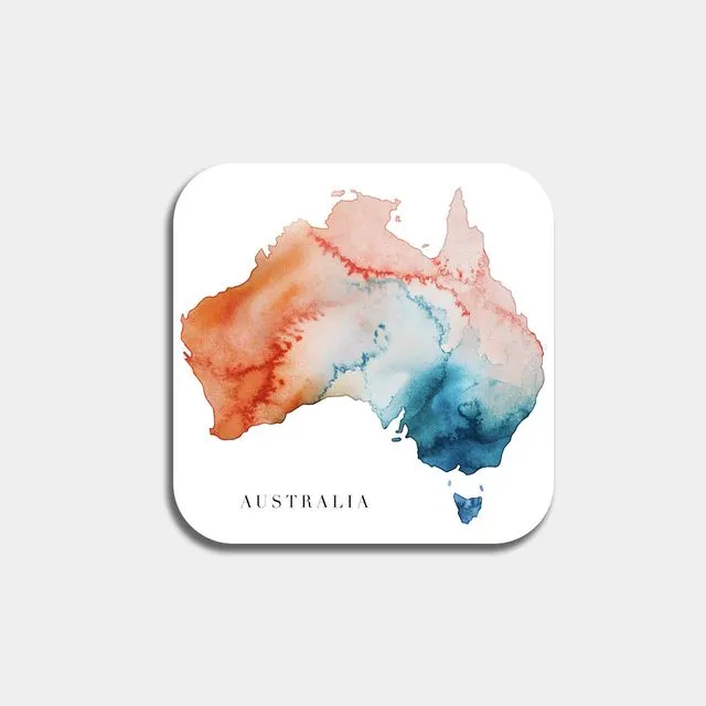 Australia Watercolour Coaster