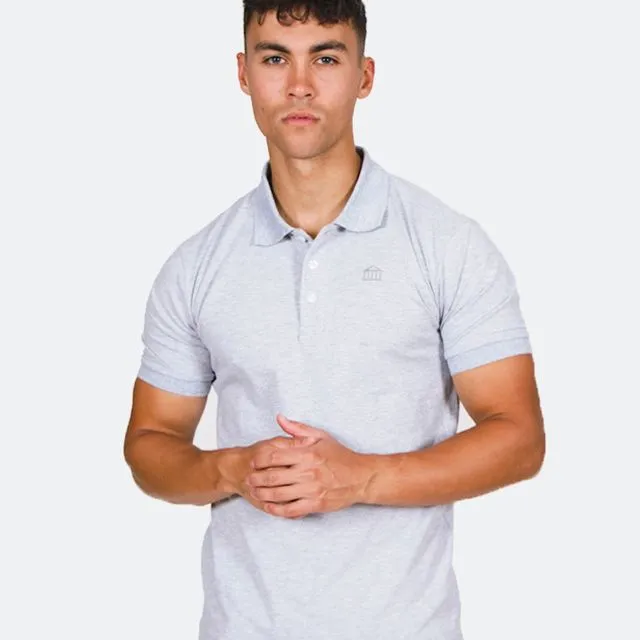KRIOS - Grey Short Sleeve Polo