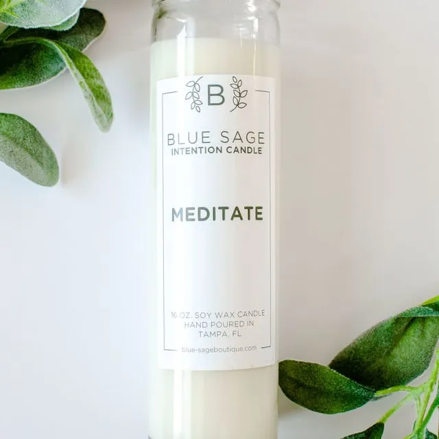 MEDITATE INTENTION CANDLE