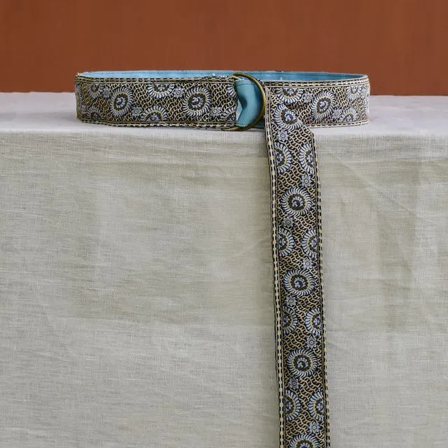 Double Ring Belt | Handmade from vintage embroidered materials