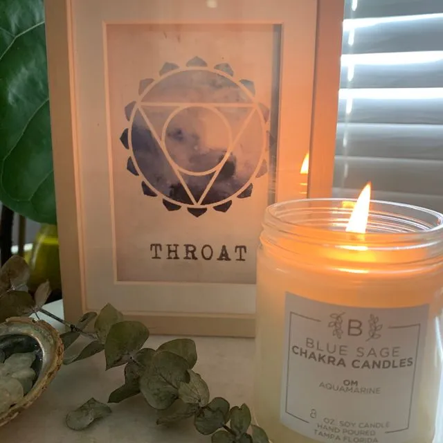 OM (THROAT CHAKRA) SOY CANDLE