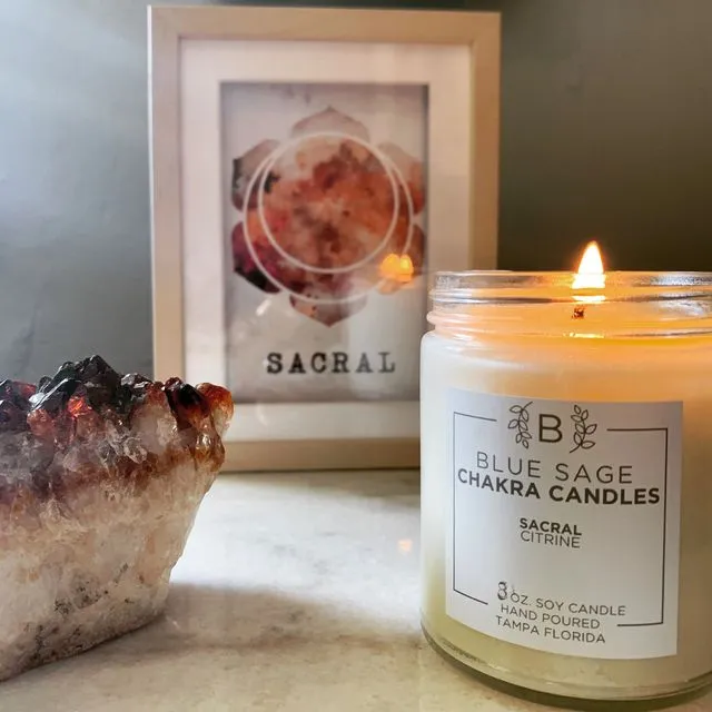 SACRAL (2ND CHAKRA) SOY CANDLE