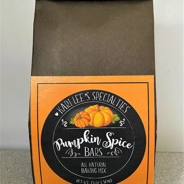 Pumpkin Spice Bars Mix