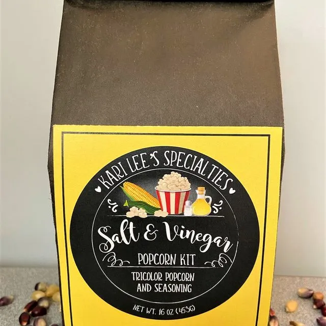 Salt & Vinegar Popcorn Kit