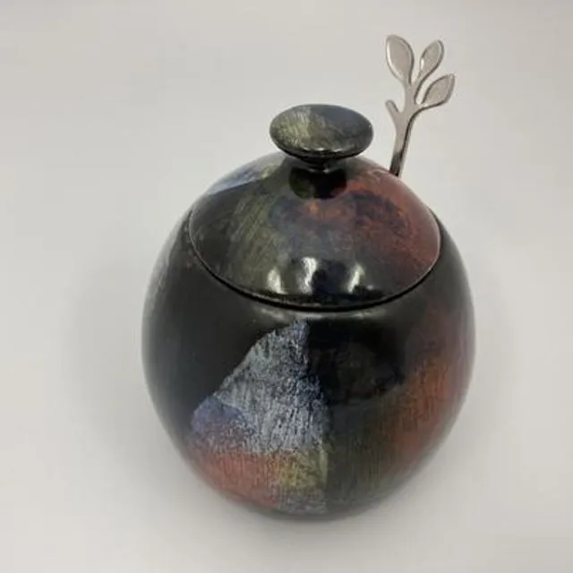 Sugar Bowl - Abstract Glaze