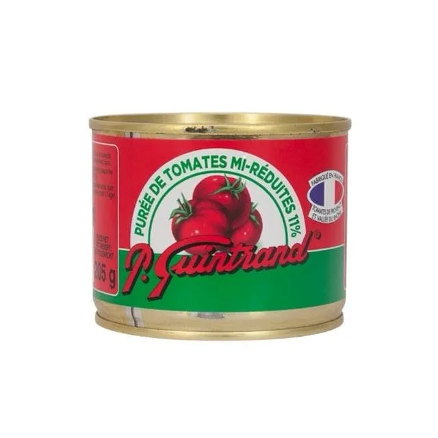 Purée de tomate de Provence mi-réduite 11% P. Guintrand boite 1/4 (Pack of 24)