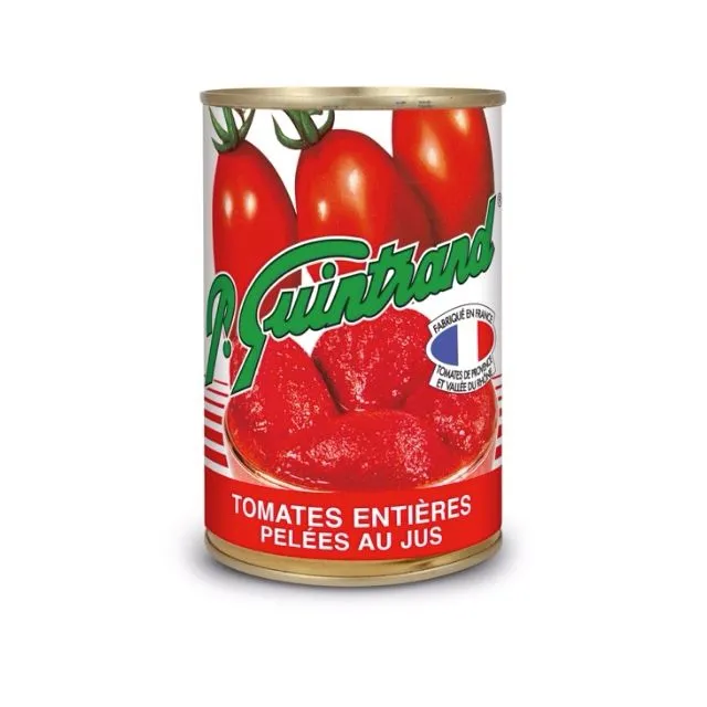 Tomates entières pelées au jus boite 5/1 (box of 6)