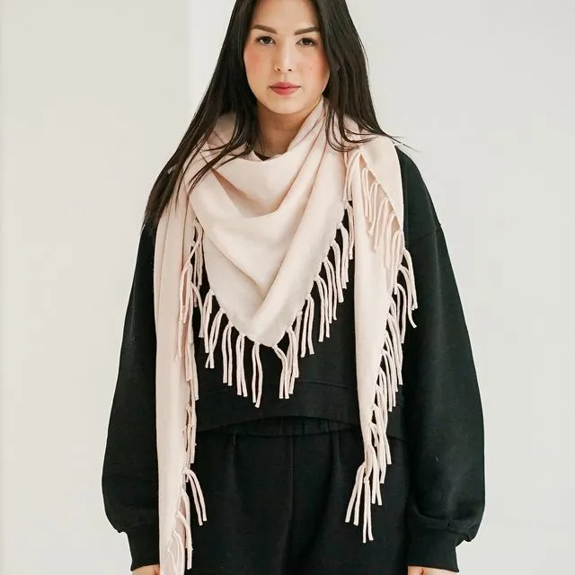 LOS ANGELES Cashmere scarf - Mallow