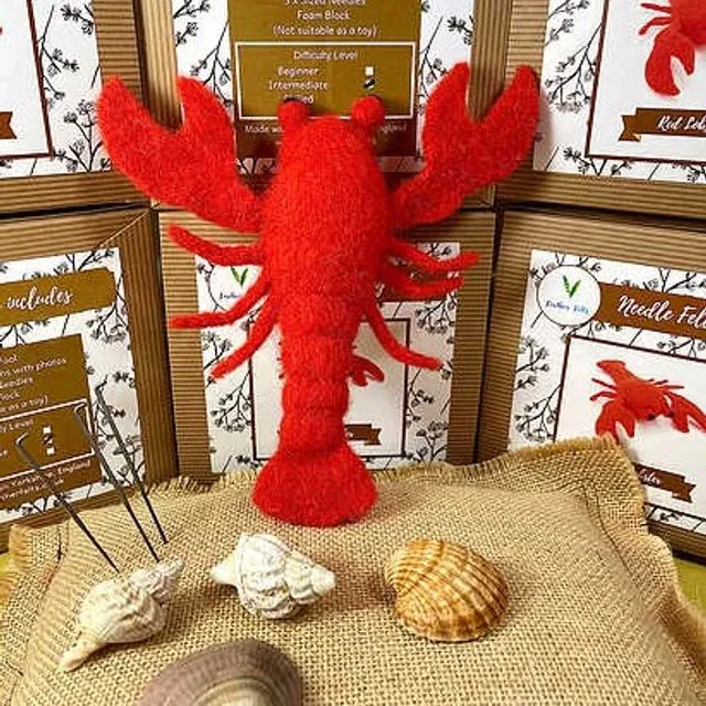 Red Lobster - Needle Felting Kit