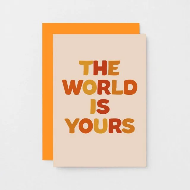 The World Is Yours Card | SE0602A6