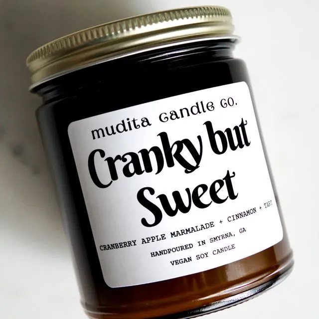 Cranky but Sweet - 9oz Soy Candle