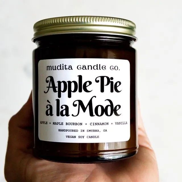 Apple Pie A La Mode - 9oz Soy Candle