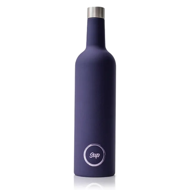 Insulated Wine Bottle - 750ml Soft Navy