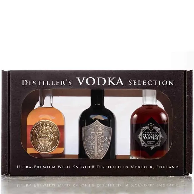 Wild Knight® Vodka Gift Packs, 3 x 5cl miniatures