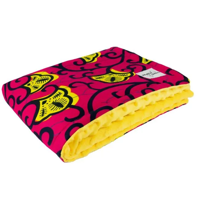 Leza Pink | Newborn blanket & pillow set