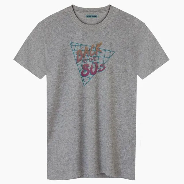Back To 80´s Unisex Gray T-shirt