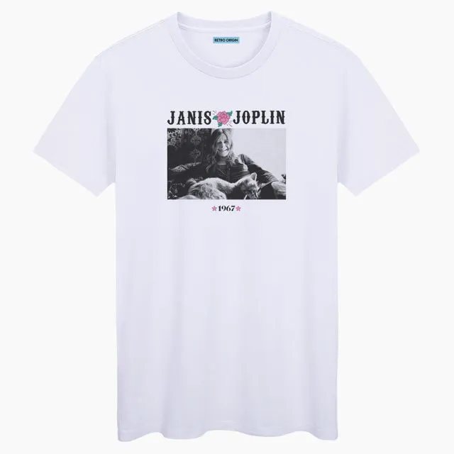 Forever Janis Unisex White T-shirt