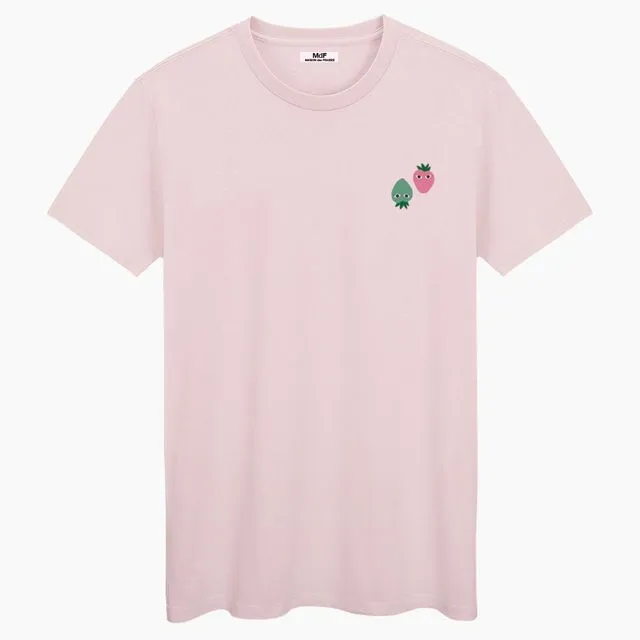 Neo Mint And Pink Logos Unisex Pink T-shirt