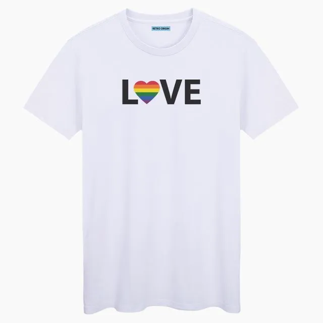 Love Unisex White T-shirt