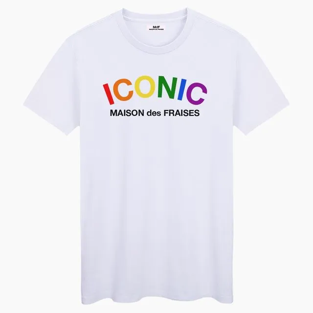 Iconic Color Unisex White T-shirt