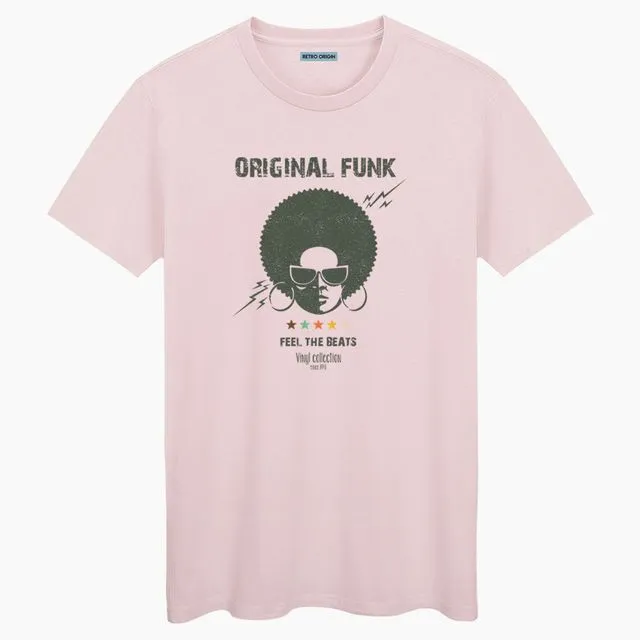 Original Funk Unisex Pink Cream T-shirt