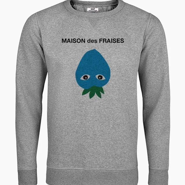 MAISON des FRAISES Blue Unisex Sweatshirt