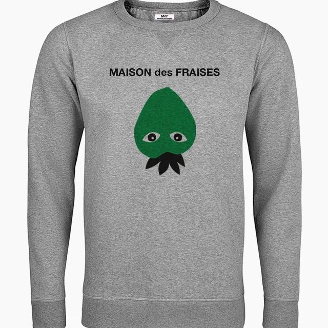 MAISON des FRAISES Green Unisex Sweatshirt